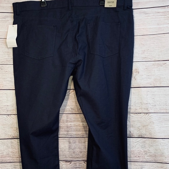 🆕Kenneth Cole Reaction Indigo Dress Slack 38/30 - Picture 4 of 8